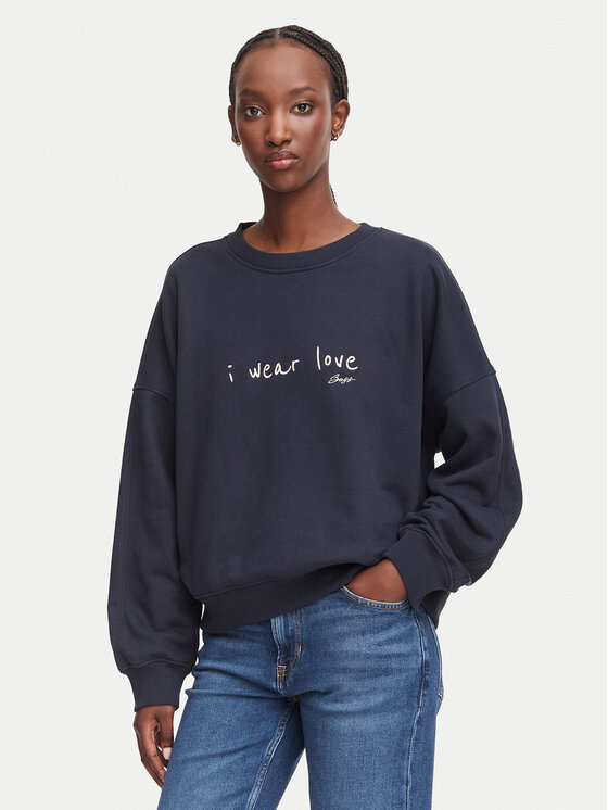 BOSS BOSS Світшот C_Ever_7 50571478 Cиній Regular Fit