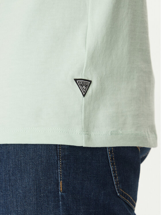 Guess Guess Tricou M5GI27 KBW41 Verde Regular Fit