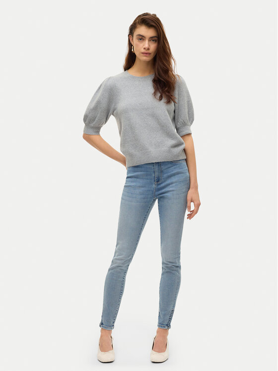 Vero Moda Vero Moda Пуловер Doffy 10278313 Сив Regular Fit