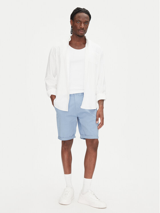 Tommy Jeans Tommy Jeans Pantaloncini di tessuto Scanton DM0DM21950 Blu Slim Fit