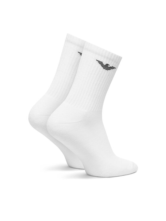 Emporio Armani Emporio Armani Lange Socken EM000554 AF14499 M0066 Weiß