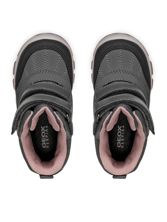 Geox Geox Sněhule B Flanfil Girl B Abx B463WD 050FU C9A8F M Šedá