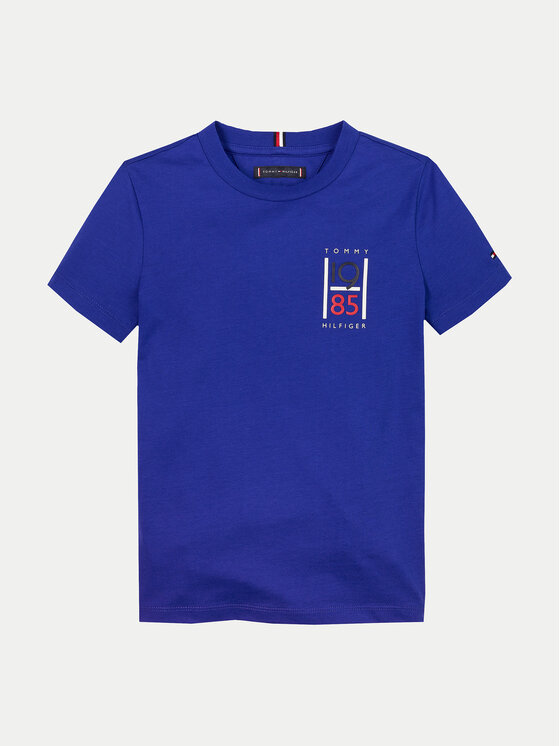 Tommy Hilfiger Tommy Hilfiger Тишърт KB0KB09536 D Син Regular Fit