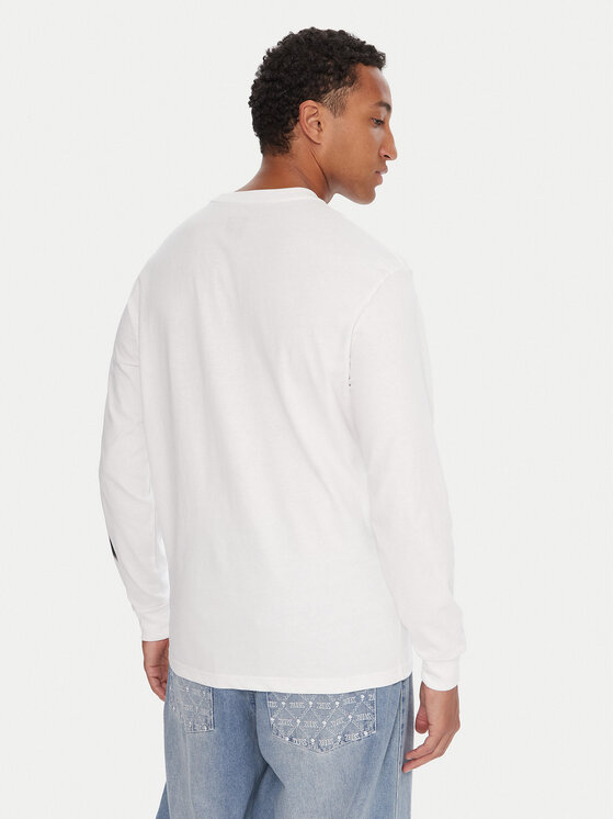 DC Shoes DC Shoes Longsleeve Slathletic EDYZT04357 Alb Heritage Fit
