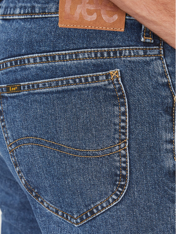 Lee Lee Jeansy 112342261 Granatowy Slim Fit