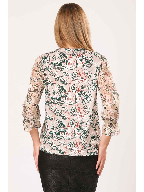 QUIOSQUE QUIOSQUE Halenka APOSTROPHE BLOUSE Béžová Regular Fit