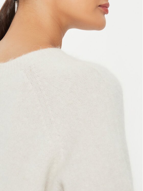 Kontatto Kontatto Sveter 3M0229 Écru Relaxed Fit