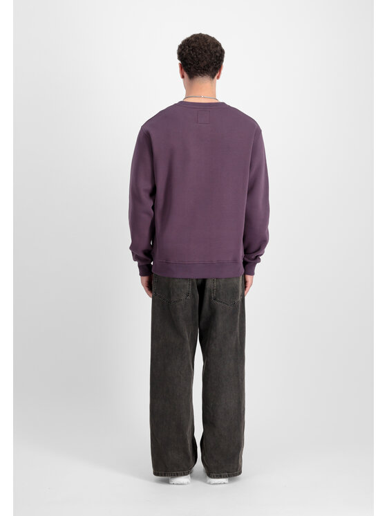 Alpha Industries Alpha Industries Bluza Basic Small Logo Sweatshirt Fioletowy Regular Fit