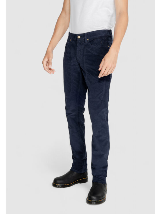 Jeckerson Jeckerson Pantaloni chino JOHN 5 TASCHE TOPPA Blu To Fit
