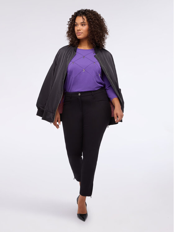 Fiorella Rubino Fiorella Rubino T-shirt G095L008772N029 Viola A-Line Fit