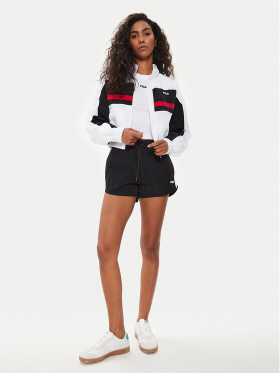 Fila Fila Giacca di transizione FAW0756 Bianco Relaxed Fit