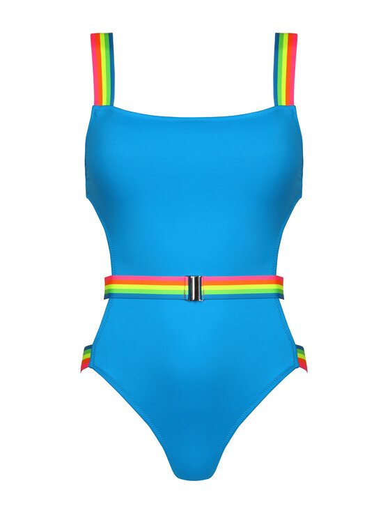 Miss Lou Miss Lou Costume da bagno ML032 Blu