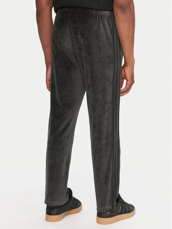 adidas adidas Pantaloni da tuta SST adicolor Velour JW8377 Nero Regular Fit