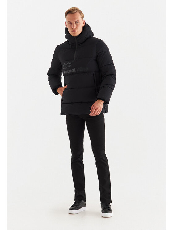Pako Lorente Pako Lorente Kurtka zimowa C22WF-5X-017 Czarny Regular Fit