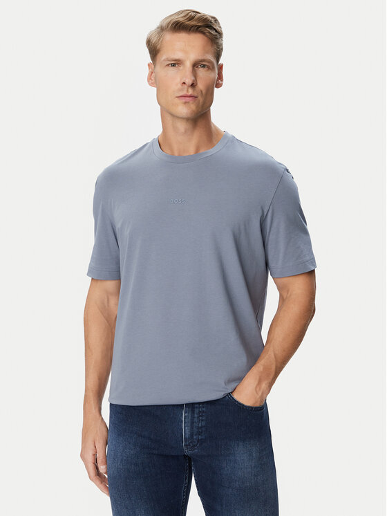 BOSS BOSS T-shirt 50473278 Blu Regular Fit