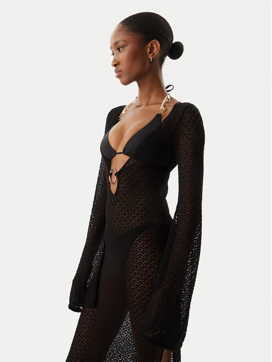 Bardot Bardot Paplūdimio suknelė Bryn 60326DB Juoda Regular Fit