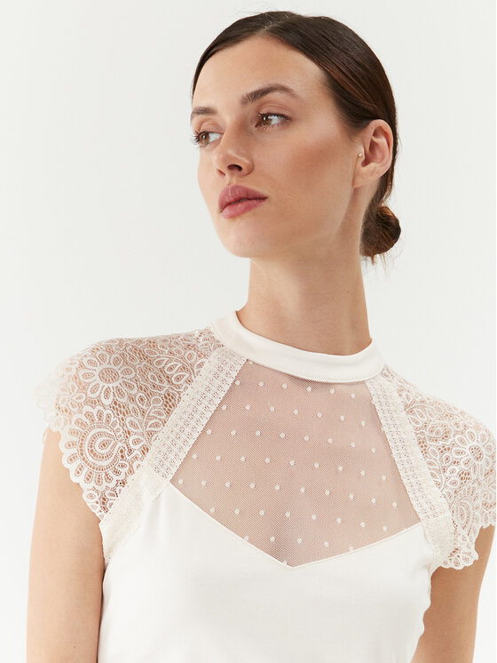 Morgan Morgan Blusa 232-DEMO Bianco Slim Fit