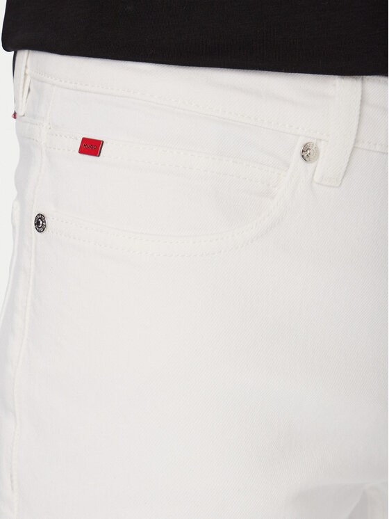 HUGO HUGO Džínsy Hugo 734 50556044 Biela Extra Slim Fit