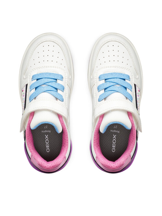 Geox Geox Sneakersy J Washiba Girl J55HXA 054AJ C1Z8H M Biela