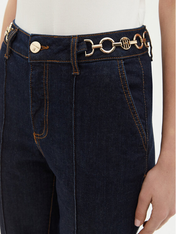 Fracomina Fracomina Jeans hlače FR25SV9009D46093 Mornarsko modra Regular Fit