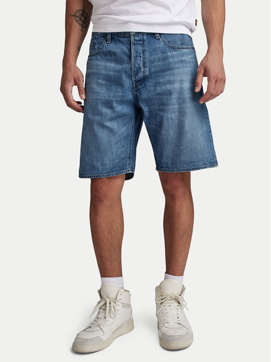 G-Star Raw G-Star Raw Džínsové šortky Dakota D24411-D536-G326 Modrá Regular Fit