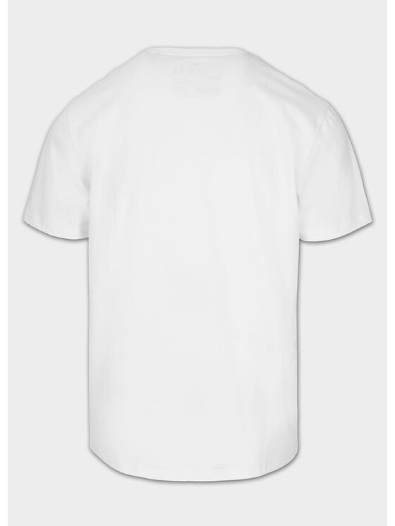 PITBULL PITBULL T-Shirt GYM Biały Regular Fit