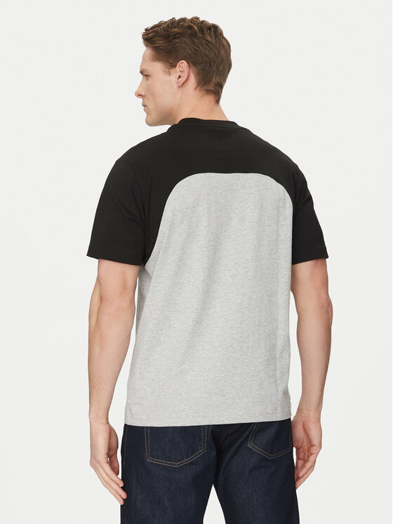 Lacoste Lacoste Marškinėliai TH9551 Pilka Classic Fit