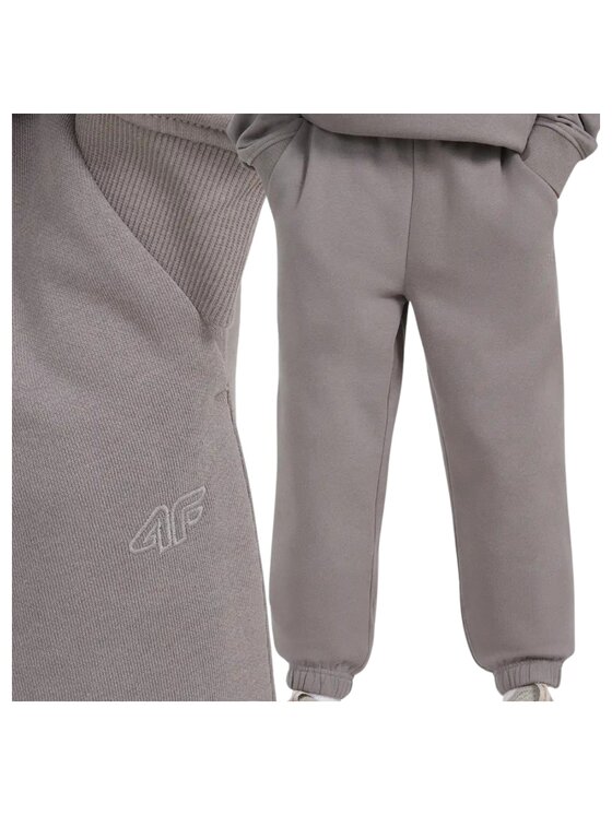 4F 4F Pantaloni da tuta FJWAW25TTROM1245-22S Nero Regular Fit