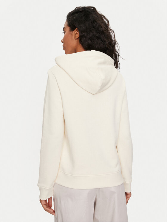 Gant Gant Majica dugih rukava Logo 4200847 Écru Relaxed Fit