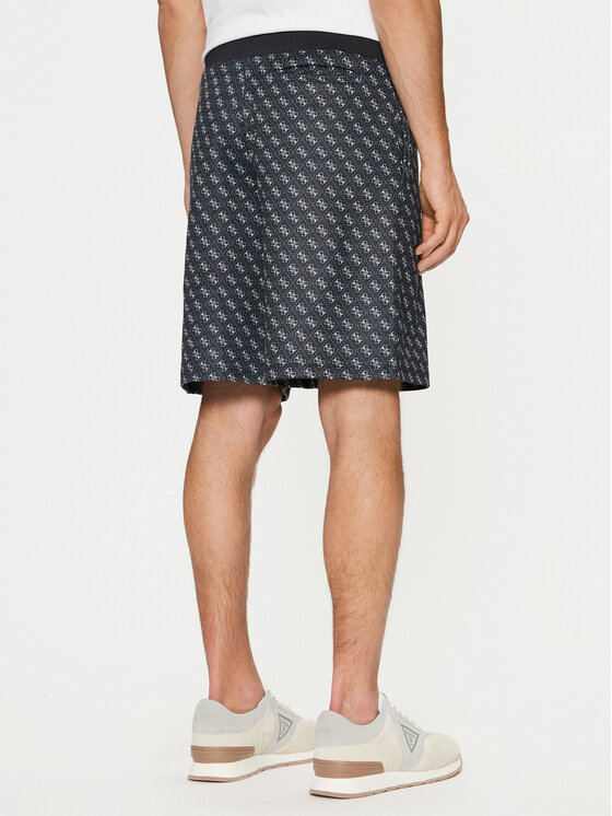Guess Guess Kratke hlače Z4YD03 FL04Q Crna Regular Fit