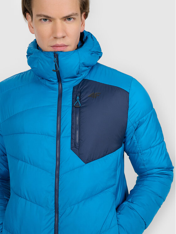 4F 4F Kurtka outdoor HALNY Niebieski Regular Fit