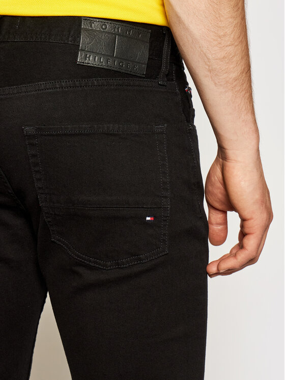 Tommy Hilfiger Tommy Hilfiger Τζιν Denton MW0MW15595 Μαύρο Straight Fit