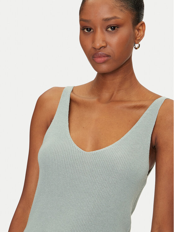 Vero Moda Vero Moda Top New Lex Sun 10281877 Zielony Regular Fit