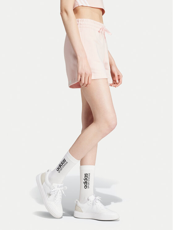 adidas adidas Szorty sportowe Essentials Small Logo JH3683 Różowy Loose Fit