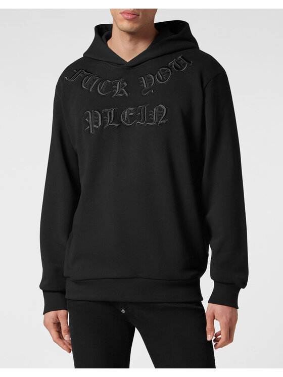 PHILIPP PLEIN PHILIPP PLEIN Mikina 2249 Čierna Regular Fit