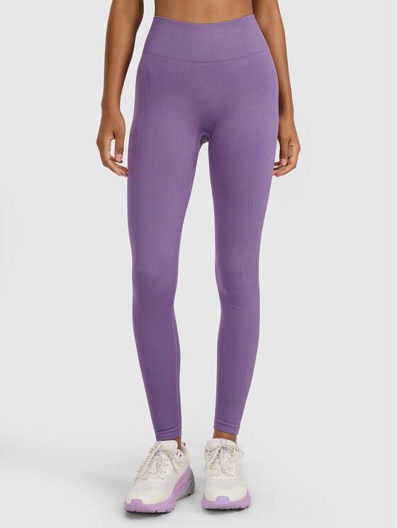 4F 4F Legginsy MULTI ACTIVE Różowy ciemny Slim Fit