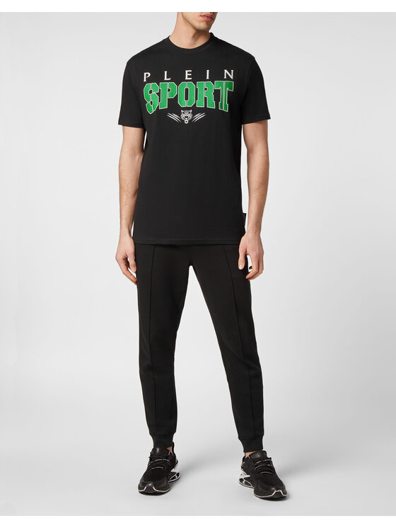 Plein Sport Plein Sport T-Shirt 1089 Czarny Regular Fit