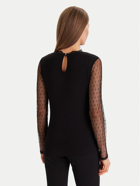 Morgan Morgan Bluza 252-TGLOW Črna Regular Fit