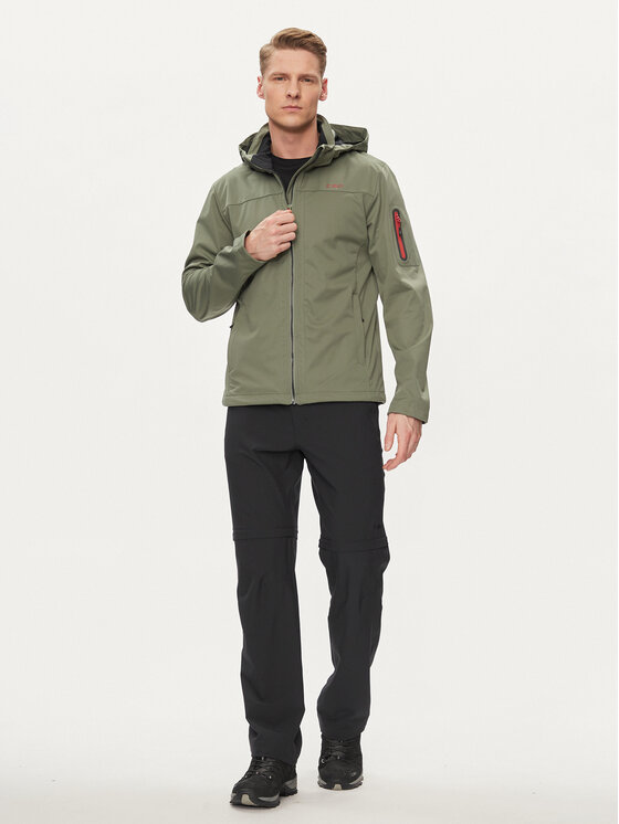 CMP CMP Geacă de ploaie 39A5027 Verde Regular Fit