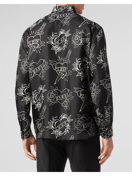 PHILIPP PLEIN PHILIPP PLEIN Košeľa 3677 Čierna Regular Fit