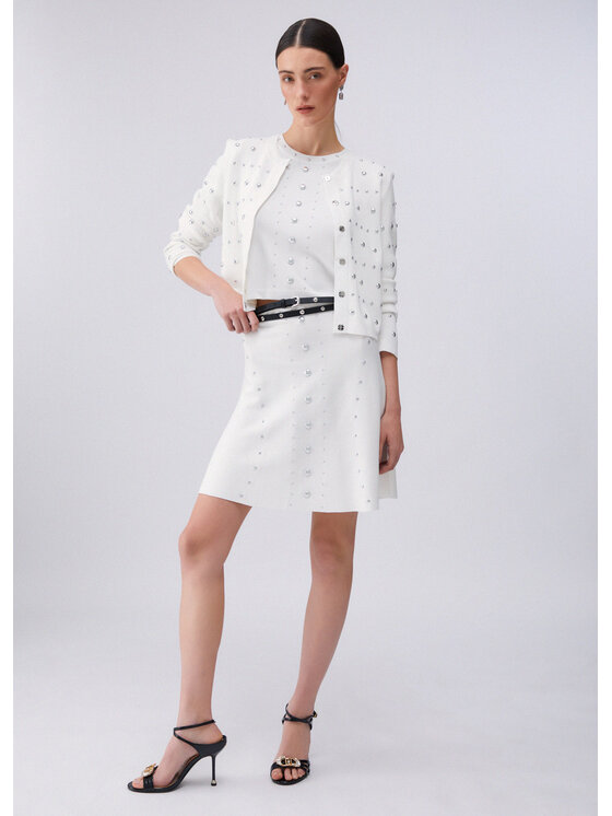 Liu Jo Liu Jo Cardigan WA6090MS55N10701 Bianco Regular Fit