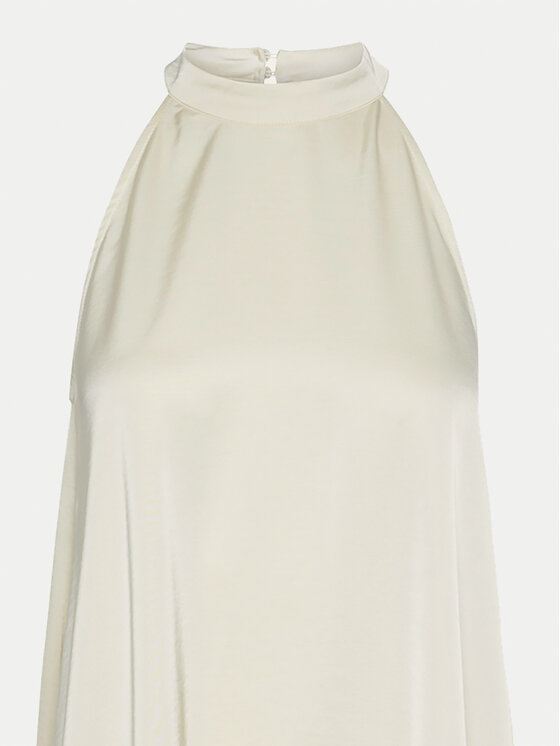 YAS YAS Sukienka koktajlowa Eleanor 26034241 Écru Regular Fit