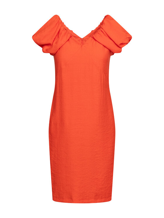 QUIOSQUE QUIOSQUE Sukienka codzienna Quiosque 4UB024401 Pomarańczowy Regular Fit
