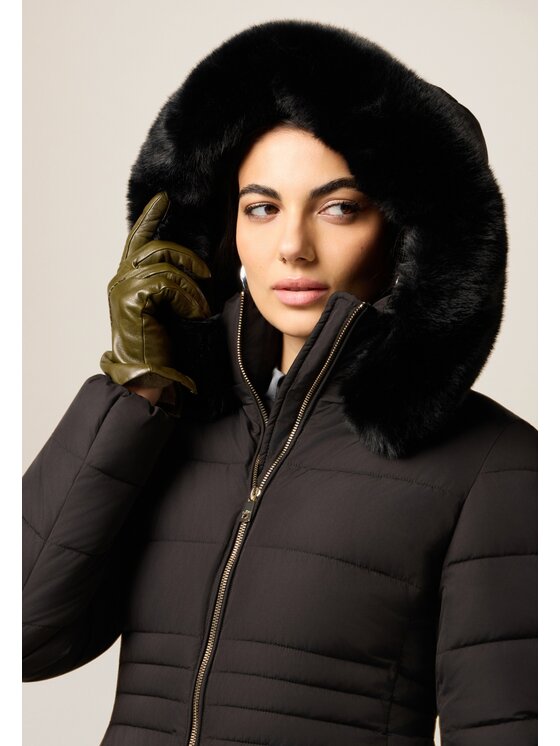 Oltre Oltre Giubbotto piumino F006R001486N033 Nero Slim Fit