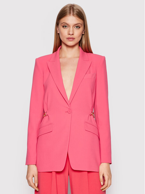 Patrizia Pepe Patrizia Pepe Marynarka 2S1420/A049-R748 Różowy Regular Fit