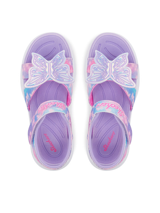 Skechers Skechers Sandały Jumpsters Sandal-Butterfly Brites 303109L/LVMT Fioletowy