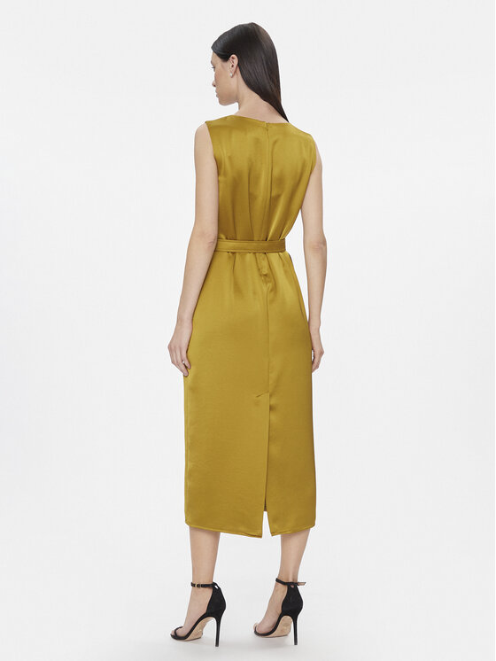 Weekend Max Mara Weekend Max Mara Hétköznapi ruha Baiardo 2415221021 Sárga Regular Fit