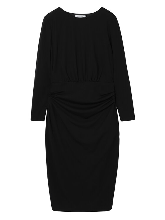 TATUUM Tatuum Úpletové šaty KOMA Čierna Slim Fit