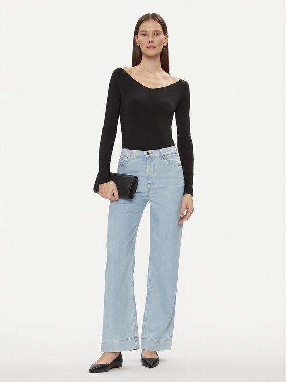 BOSS Boss Majica Ebeta 50508084 Crna Slim Fit