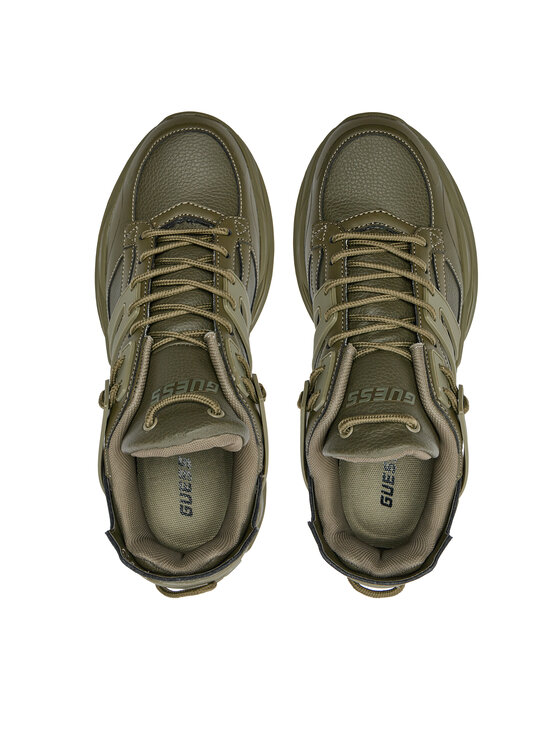Guess Guess Tenisice Belluno Low FMTBEL ELE12 Kaki